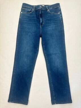 FRAME "The Pencil" High-Rise Slim Straight Jeans in Femma - Size 32